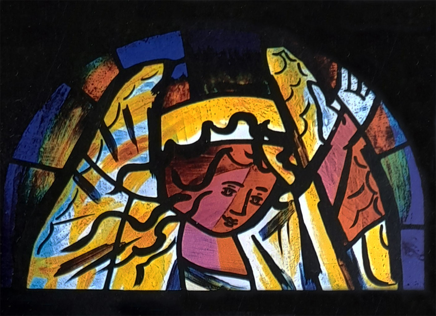 023R-Exhibitions Öglunda central chancel window