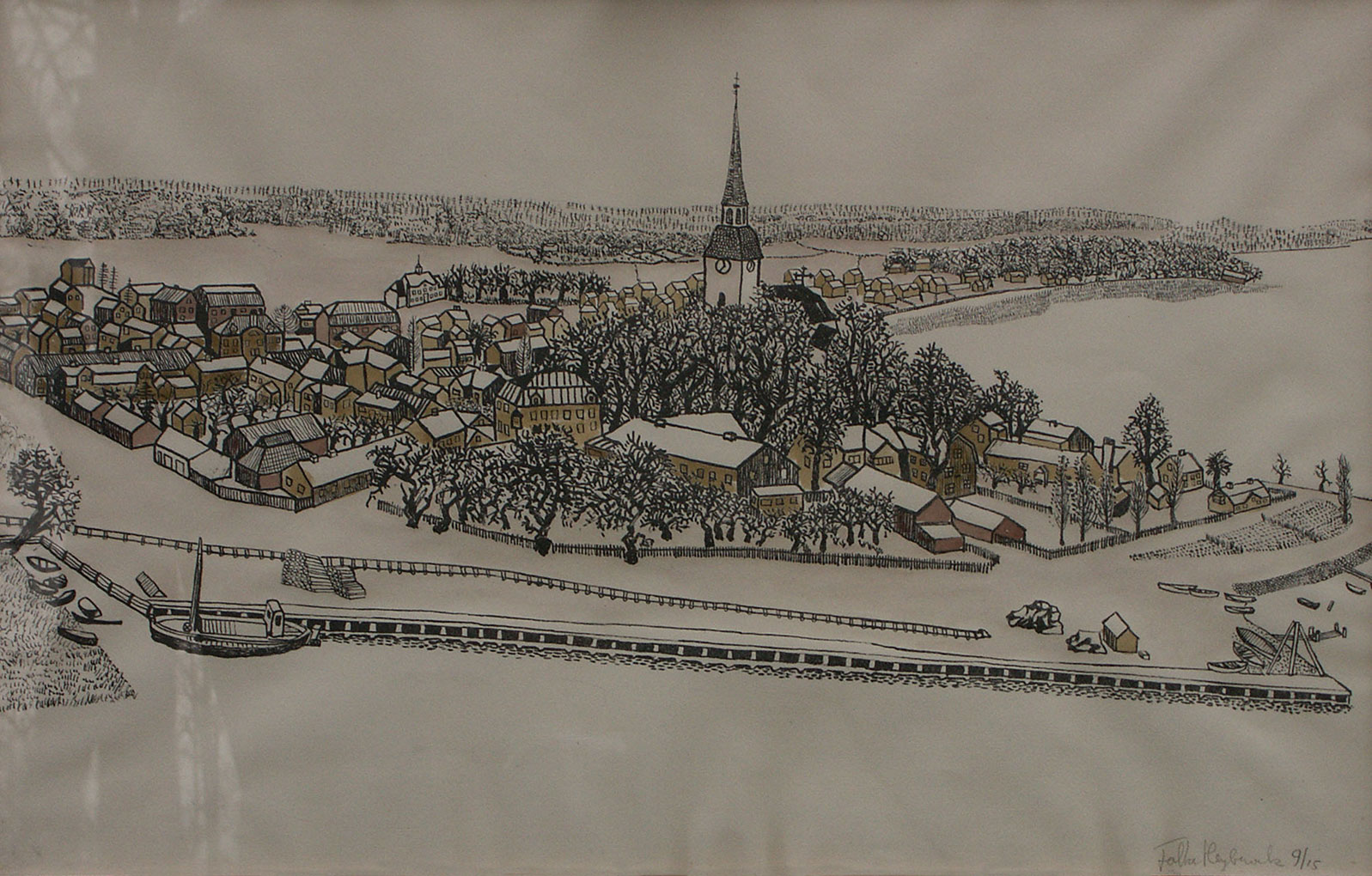 014R-1940-1948 View of Mariefred, 1943